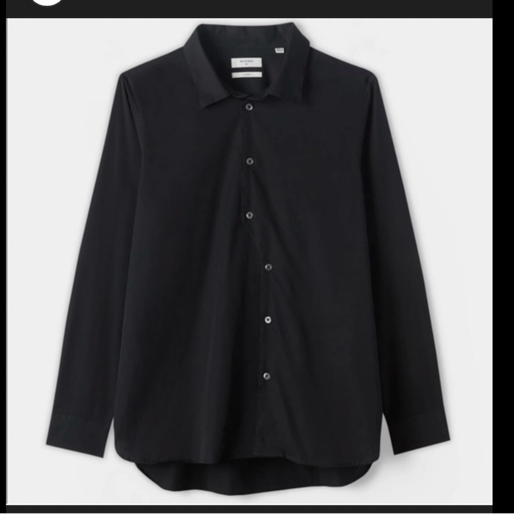 Billy Reid Black Dress Shirt - Picture 1 of 9